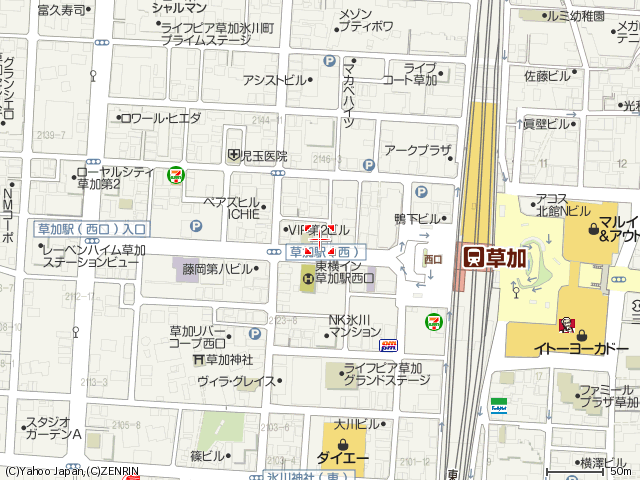 草加店地図